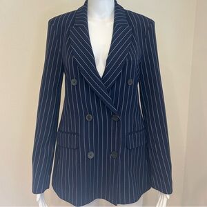 Gap Navy Pinstriped Blazer Size XS